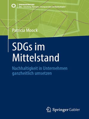 cover image of SDGs im Mittelstand